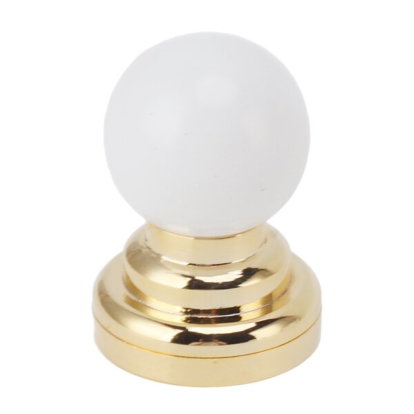 1:12 domek dla lalek miniaturowy model lampy sufitowej okrągła lampa 1I