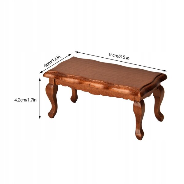 Miniature mobili da tavolo per casa delle bambole scala 1:12, sicuri e duraturi