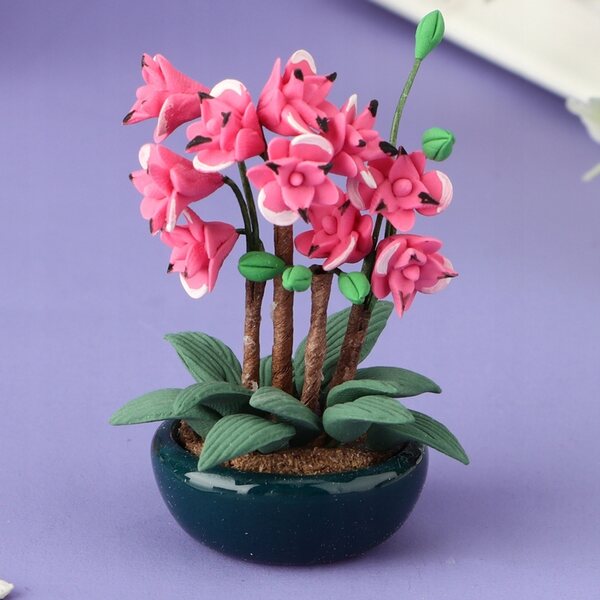 Bonsai-Miniatur 1:12 für Puppenhäuser – Gartendekorationszubehör