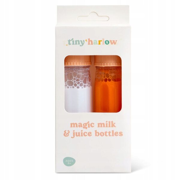 Set di bottiglie magiche Tiny Harlow per bambole – latte e succo realistici
