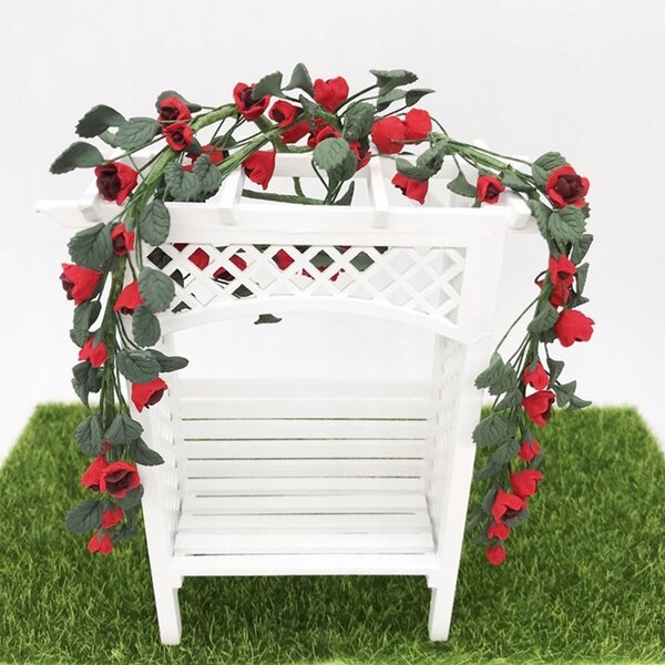 Mini Cordone Decorativo a Forma di Rose per Dollhouse 1:12 - Scena da Giardino