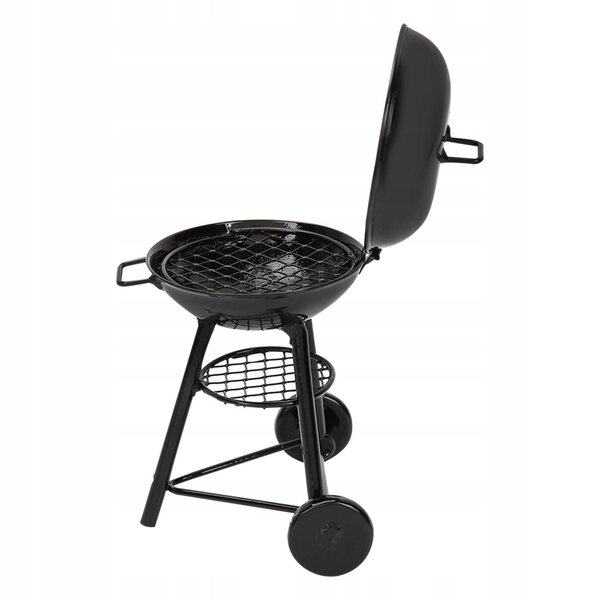Miniatura casa delle bambole 1:12 con accessori esterni e barbecue, modello rotondo
