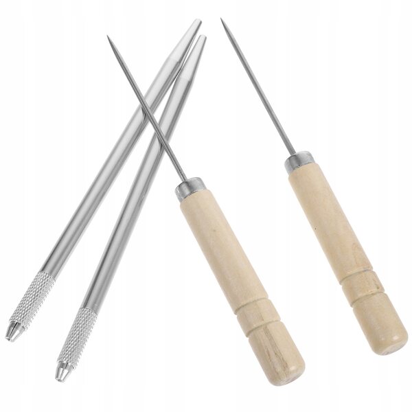 Professionelles Set zur Pflege und Reparatur von Puppenhaaren mit Holzgriff