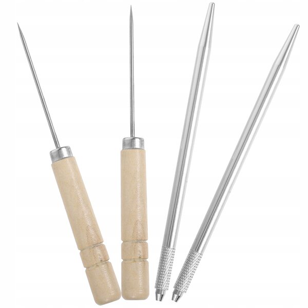 Professionelles Set zur Pflege und Reparatur von Puppenhaaren mit Holzgriff