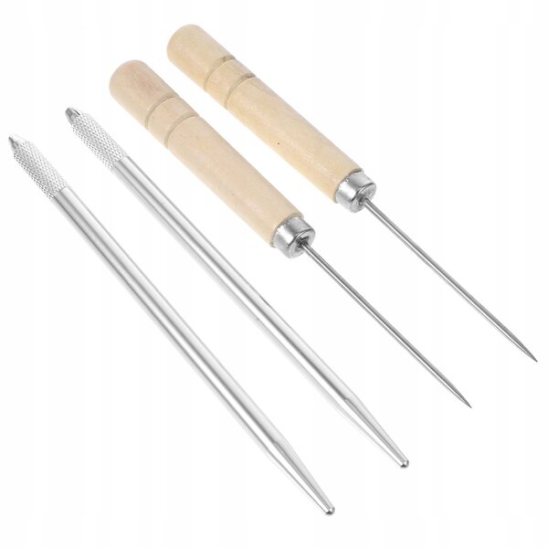 Professionelles Set zur Pflege und Reparatur von Puppenhaaren mit Holzgriff