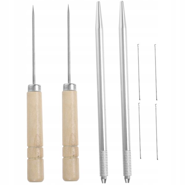 Professionelles Set zur Pflege und Reparatur von Puppenhaaren mit Holzgriff