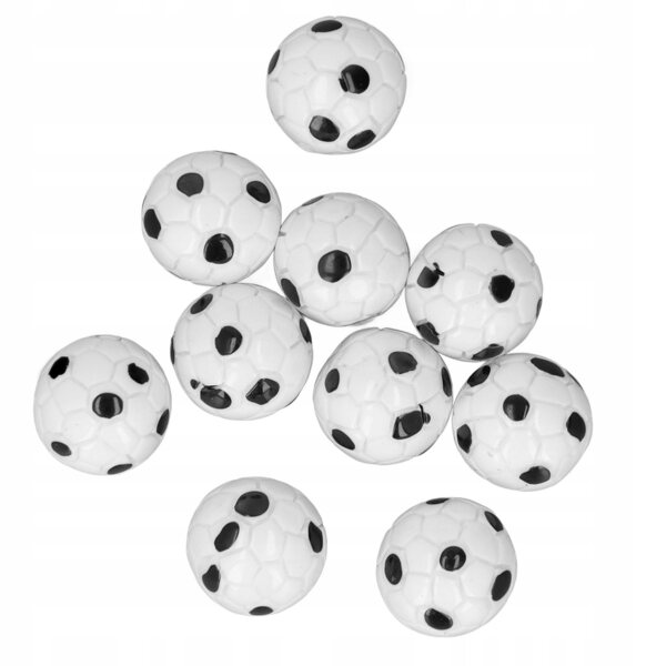 Set 10 Mini Palloni da Calcio 1:12 per Casa delle Bambole Accessori Sportivi