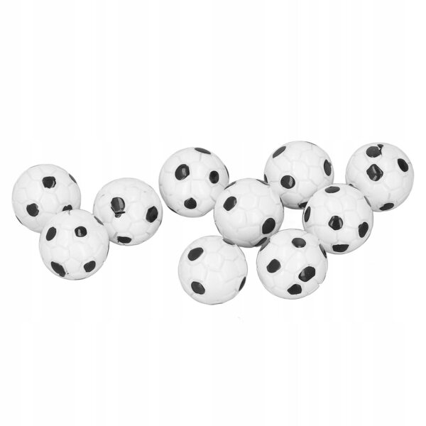 Set 10 Mini Palloni da Calcio 1:12 per Casa delle Bambole Accessori Sportivi