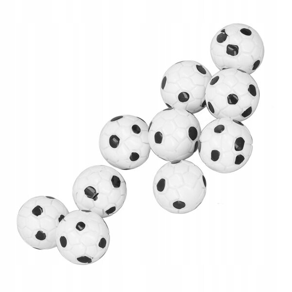 Set 10 Mini Palloni da Calcio 1:12 per Casa delle Bambole Accessori Sportivi