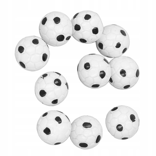 Set 10 Mini Palline da Calcio 1:12 Accessori Casa delle Bambole Realistici