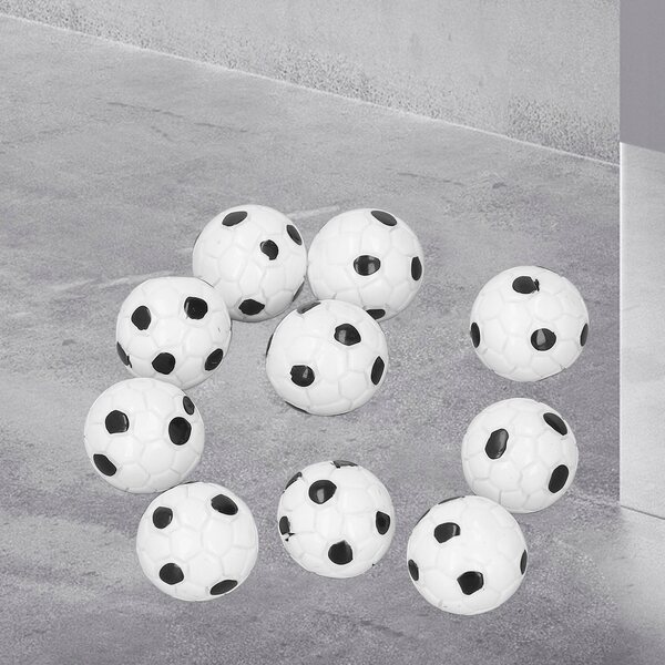 Set 10 Mini Palline da Calcio 1:12 Accessori Casa delle Bambole Realistici
