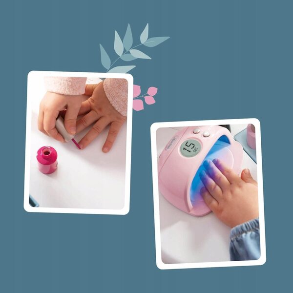 MANICURE DLA DZIECI Z EFEKTEM ŚWIETLNYM DŹWIĘKOWYM I AKCESORIAMI OD 3 LAT