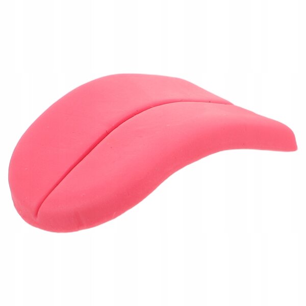 Realistico linguetta rosa in resina per bambole e peluche fai da te