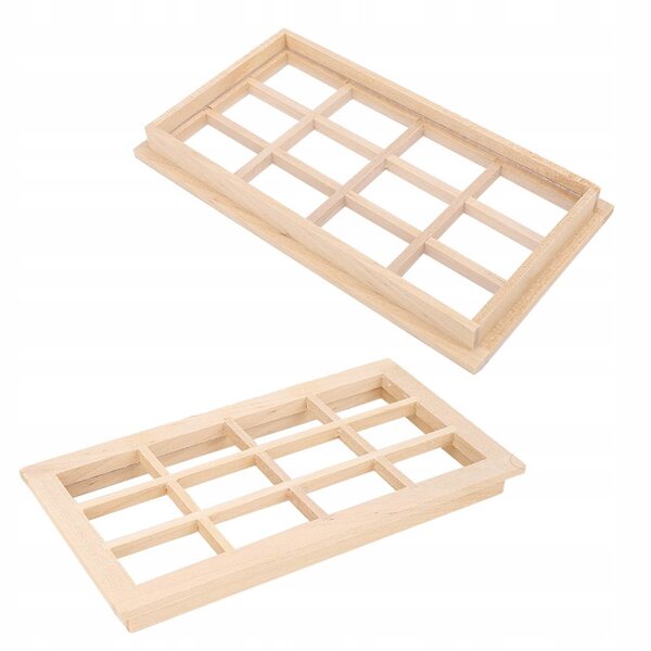 1:12 Holzminiaturfenster für Puppenhaus, langlebiges Modell