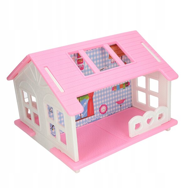 Puppenhaus-Miniatur-Set 1:12 mit Puppenhaus-Zubehör aus Kunststoff