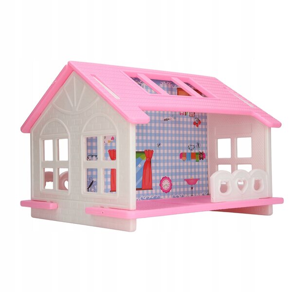 Puppenhaus-Miniatur-Set 1:12 mit Puppenhaus-Zubehör aus Kunststoff