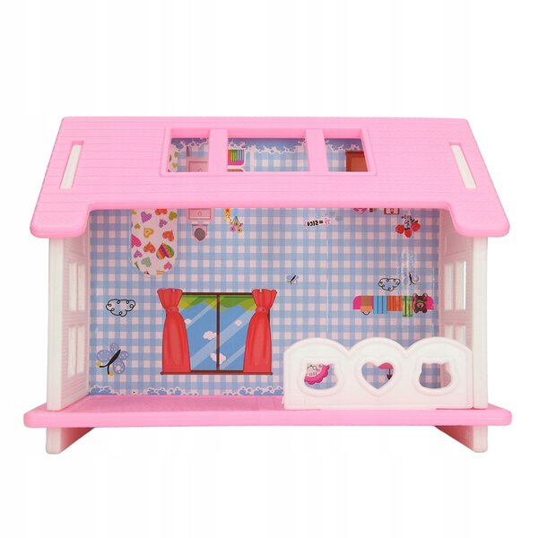 Puppenhaus-Miniatur-Set 1:12 mit Puppenhaus-Zubehör aus Kunststoff