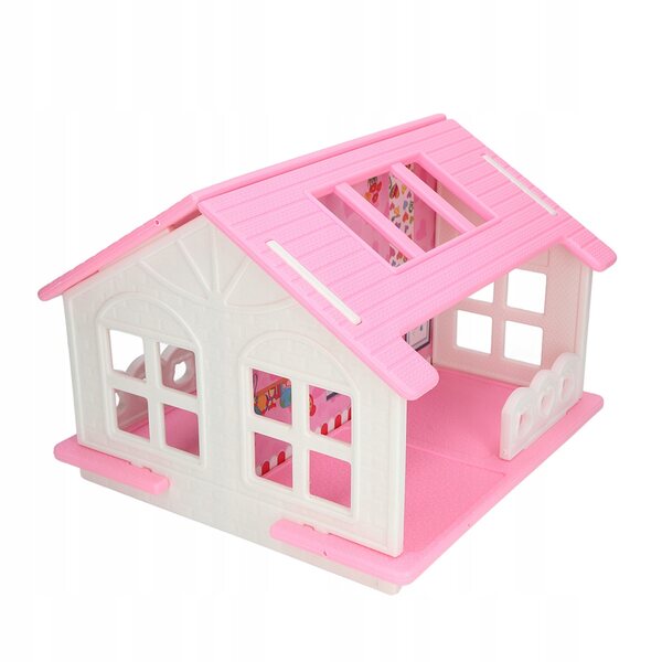Puppenhaus-Miniatur-Set 1:12 mit Puppenhaus-Zubehör aus Kunststoff
