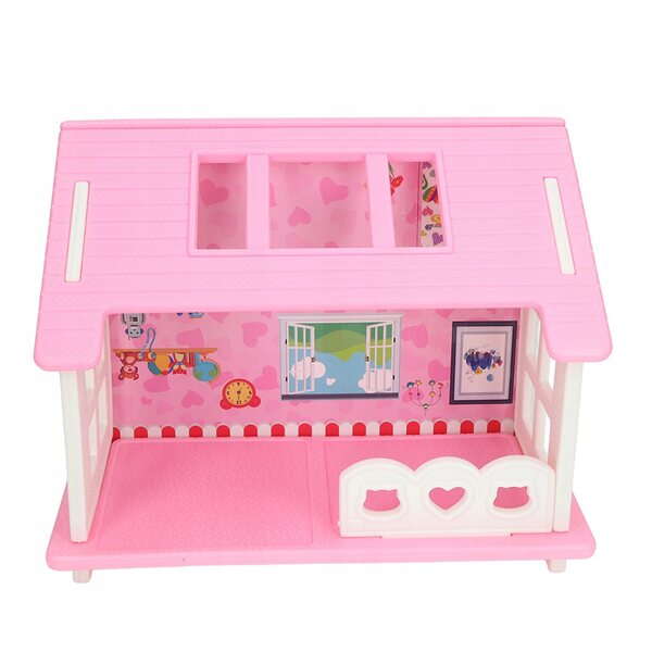 Puppenhaus-Miniatur-Set 1:12 mit Puppenhaus-Zubehör aus Kunststoff
