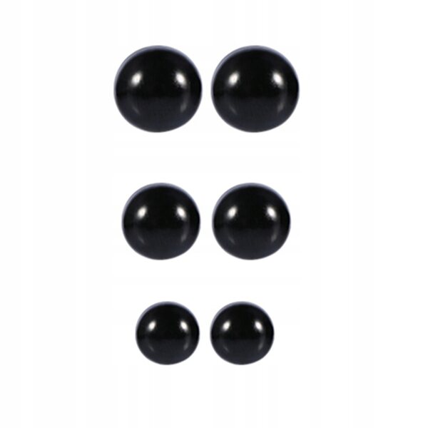100 farbige Sicherheitsaugen 6–12 mm für Puppen, Stofftiere und kreative Arbeiten