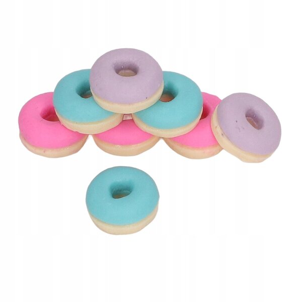 Set 5 Mini Torte Dollhouse Scala 1:12 Realistiche in Plastica Sicura