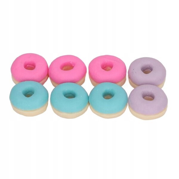 Set 5 Mini Torte Dollhouse Scala 1:12 Realistiche in Plastica Sicura