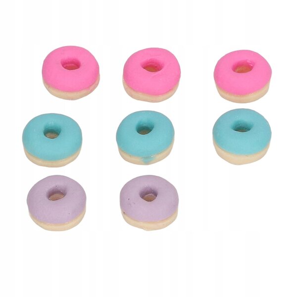 Set 5 Mini Torte Dollhouse Scala 1:12 Realistiche in Plastica Sicura