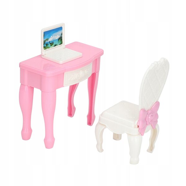 Laptoptisch im Maßstab 1:12 für Puppenhaus - Miniaturzubehör