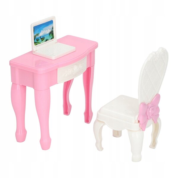 Laptoptisch im Maßstab 1:12 für Puppenhaus - Miniaturzubehör