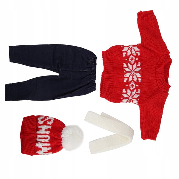 Weihnachtskleidung für 18-Zoll-Puppen mit sicheren und langlebigen Accessoires