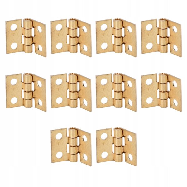 Miniatur-Metallscharnier-Set für Puppenhäuser und kleine Projekte