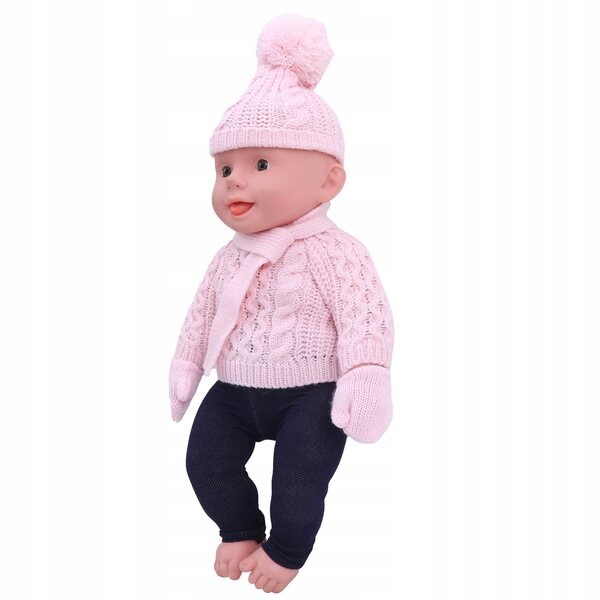 Kleidungsset für 18-Zoll-Puppen: Pullover, Hose, Mütze, Schal und Handschuhe