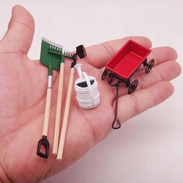 Miniaturowe pudełko ogrodnicze narzędzia rolnicze Model dla 1/12 1S