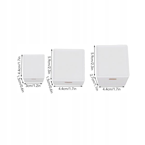 Set 4 scatole per riporre accessori casa delle bambole, dettagli perfetti