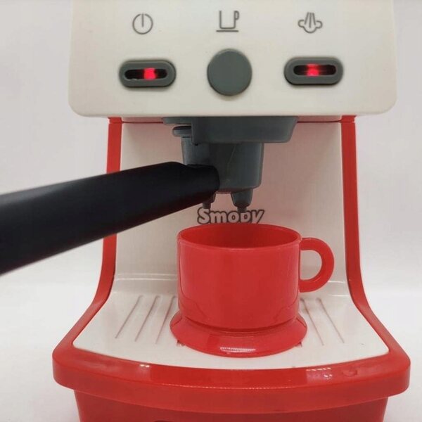 Ekspress-Kaffeemaschine für Kinder mit Geräuschen, Tasse und Zubehör, ab 3 Jahren