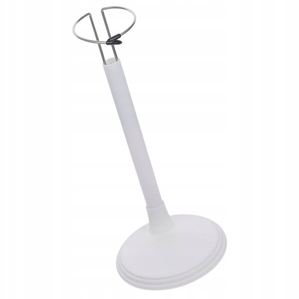 Supporto per bambola bianco 45 cm con altezza regolabile e base stabile