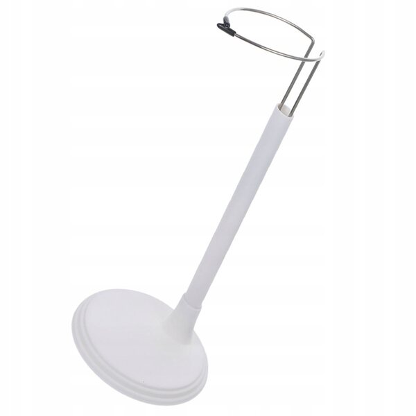Supporto per bambola bianco 45 cm con altezza regolabile e base stabile