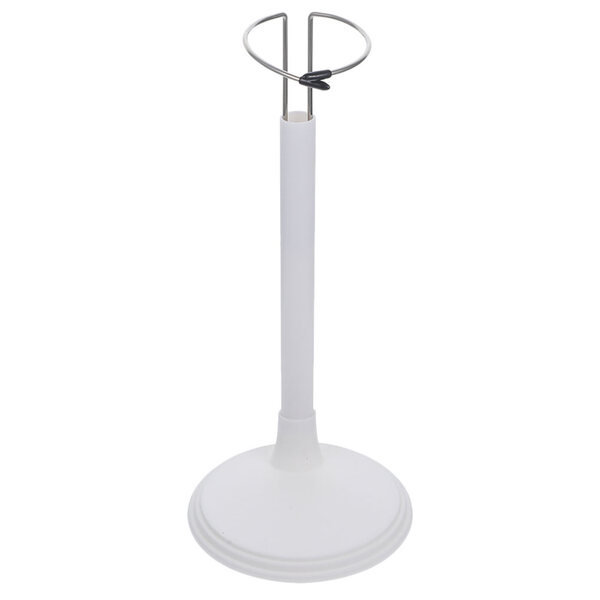 Supporto per bambola bianco 45 cm con altezza regolabile e base stabile