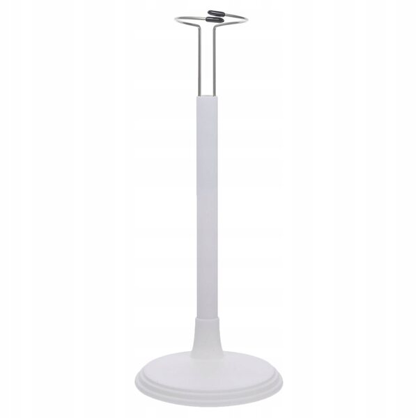Supporto per bambola bianco 45 cm con altezza regolabile e base stabile