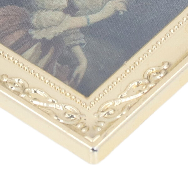 Set 4 Miniature Quadri con Cornice Antica 1:12 per Casa delle Bambole