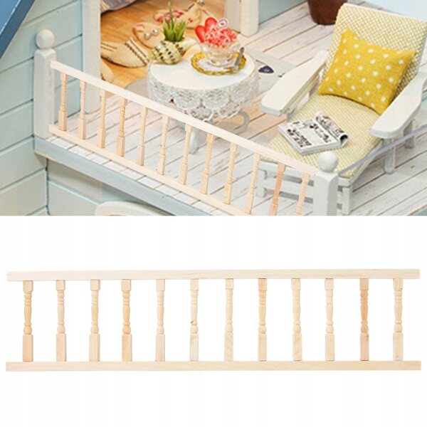 1:12 Mini-Puppenhausmöbel aus Holz – langlebiges dekoratives Accessoire