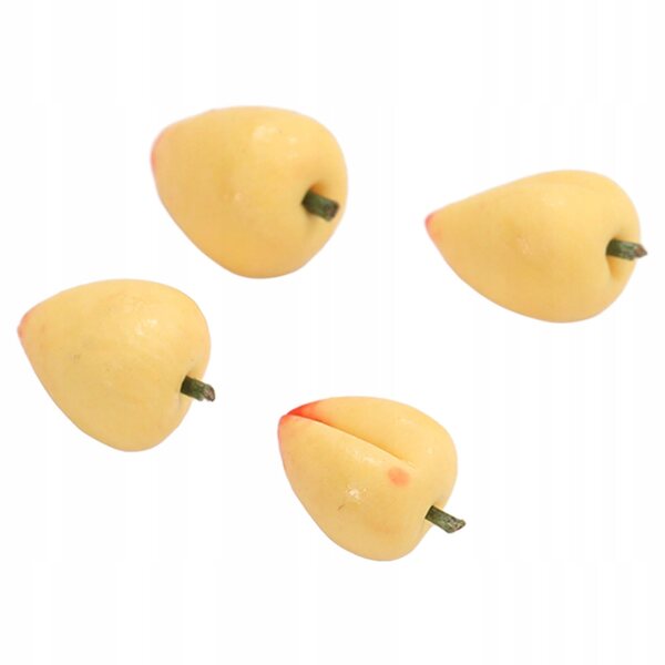 Set 20 pezzi decorazioni miniatura pesche finte per casa delle bambole
