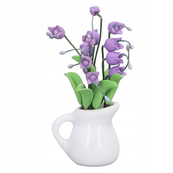 1:12 Miniaturowe doniczki Lily of the Valley Wase Wazon Symulacja UF