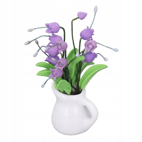 1:12 Miniaturowe doniczki Lily of the Valley Wase Wazon Symulacja UF
