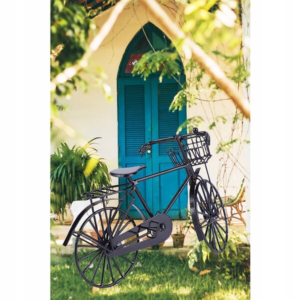 Miniatura Bicicletta Metallica 1:12 per Casa delle Bambole Accessorio Decorativo