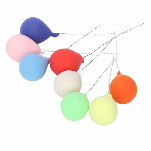 Set 8 Palloncini Miniatura 1:12 per Casa delle Bambole Decorativi e Realistici