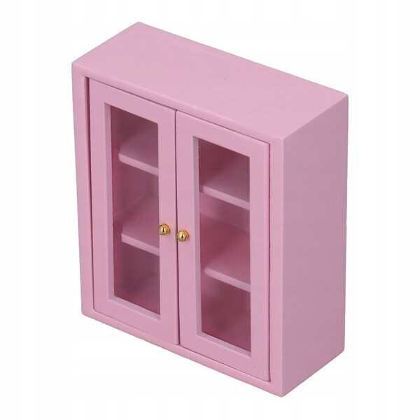 1:12 Dollhouse ścienna szafka drewniana miniaturowa dekoracja szafki 0I