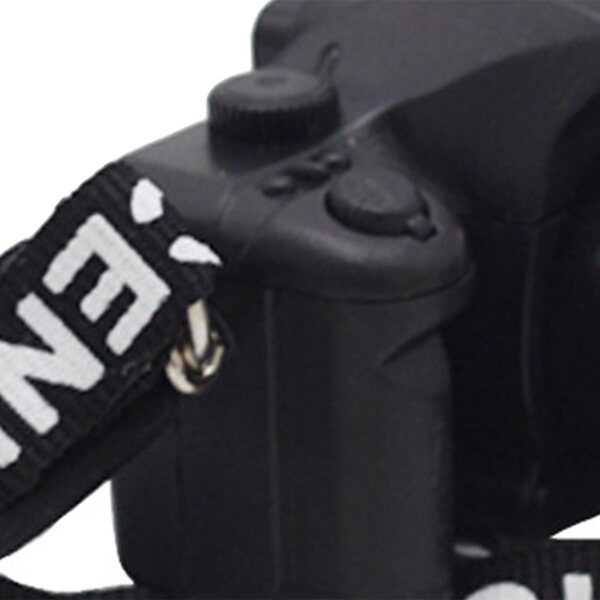 Mini camera decorativa per casa delle bambole in resina con cinturino nero