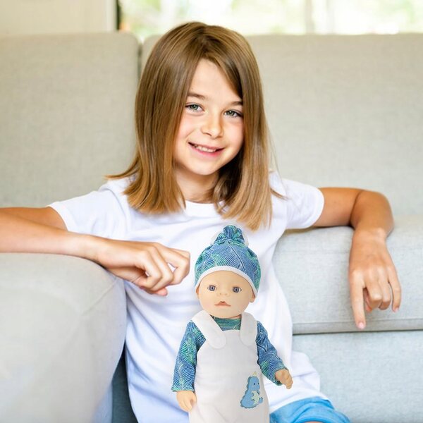 Ubranka per bambole 35-43 cm tema dinosauro, regalo ideale per bambini