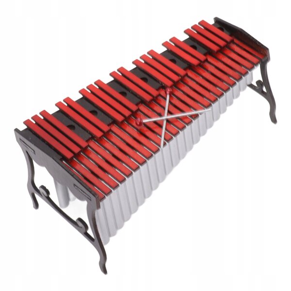 Miniatura Realistica Marimba per Casa delle Bambole, Decorazione Musicale